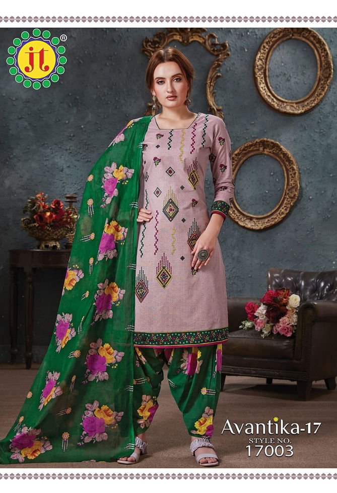 Jt Avantika 17 Casual Daily Wear Printed Cotton Dress Material Collection